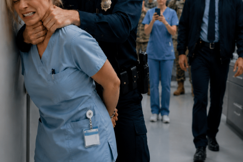 Cops Humiliate Combat Nurse in Hospital Raid — Unaware She Can Destroy Their Empire 