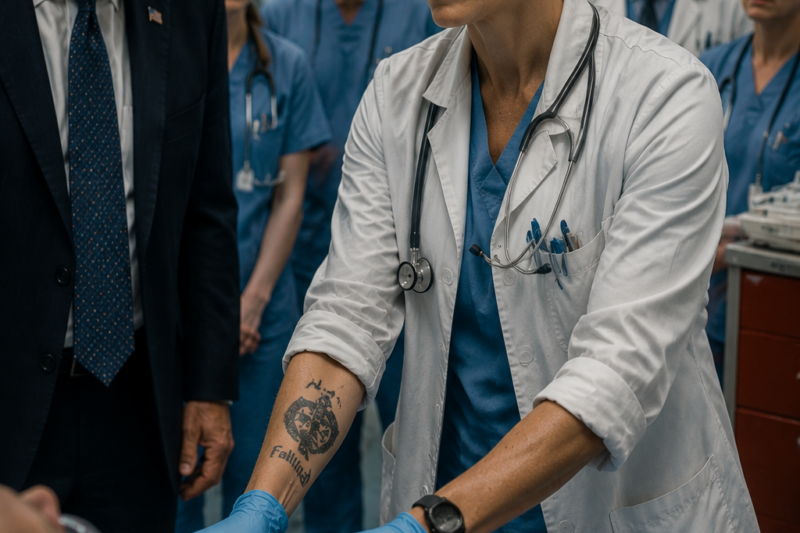 “Get Me A Real Doctor,” The Senator Demanded—Then He Spotted Her Tatoo From Fallujah 