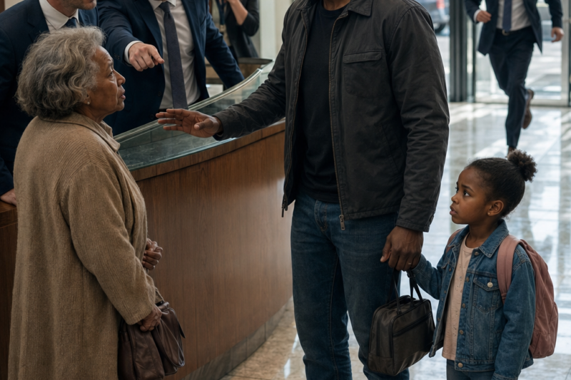 Black Single Father Defends an Elderly Woman Being Humiliated — Unaware She Is the CEO’s Mother