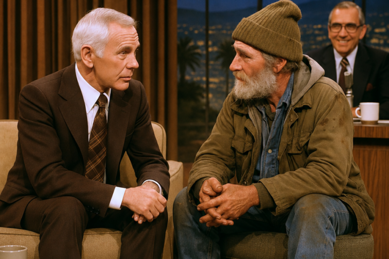Johnny Carson Stopped The Tonight Show for a Homeless Man — What Happened Next Everyone SPEECHLESS