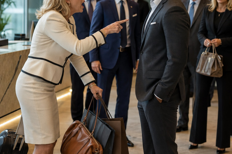 Woman Forced Black Man to Carry Her Luggage — Moments Later, the Full Board of Directors Walked In