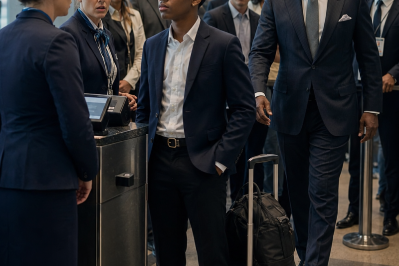 Flight Crew Accused Black Teen of Fraud — Entire Terminal Went Silent When His Billionaire Father Arrived