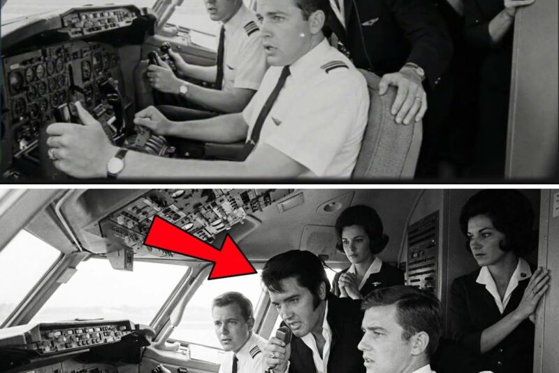 Elvis’s Plane Lost Engine at 30,000 feet — He Grabbed Microphone and What He Said SAVED 80 Lives