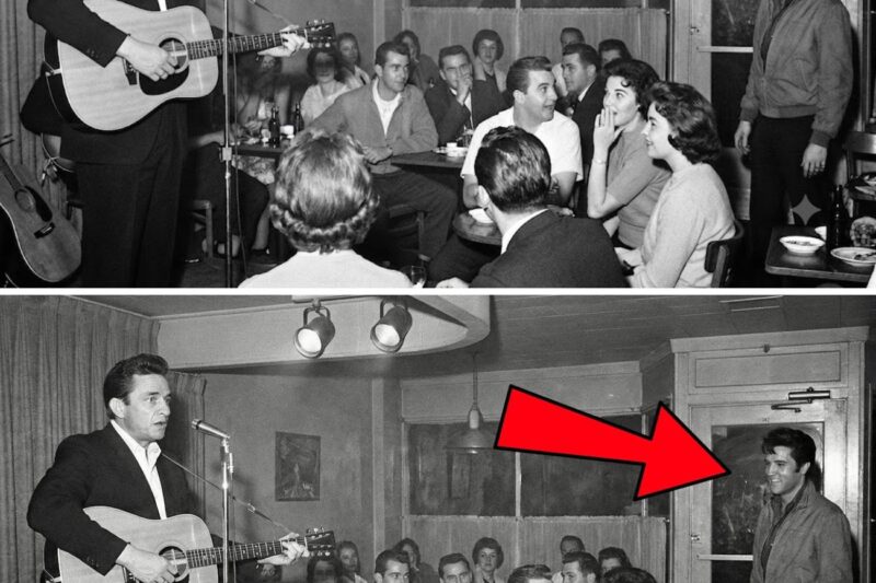 Elvis walked into Johnny Cash concert uninvited — Cash stopped mid-song and said THIS