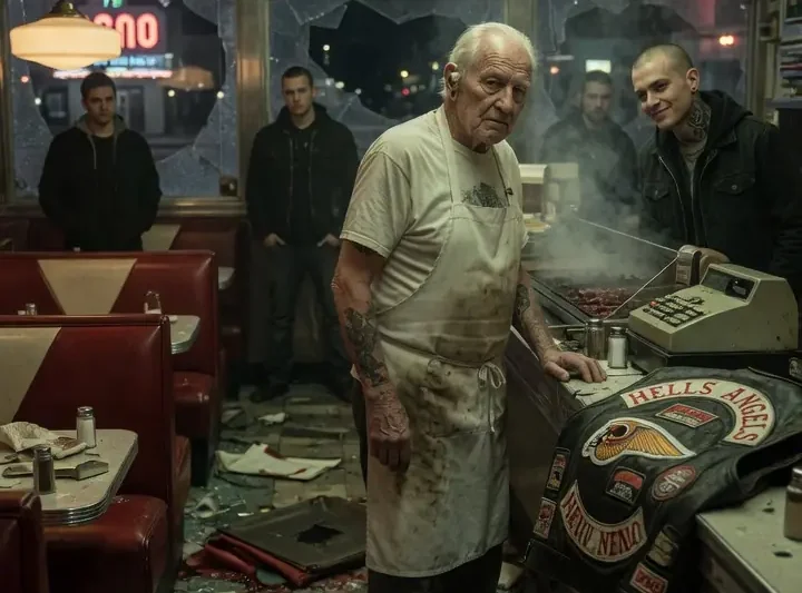Four Thugs Regretted Smashing an Old Man’s Diner After He Made One Phone Call