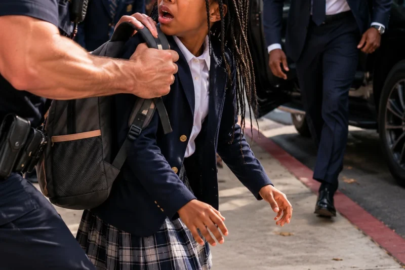 A Police Officer Grabbed a 12-Year-Old Girl—Until Her Father Stepped In and Changed Everything