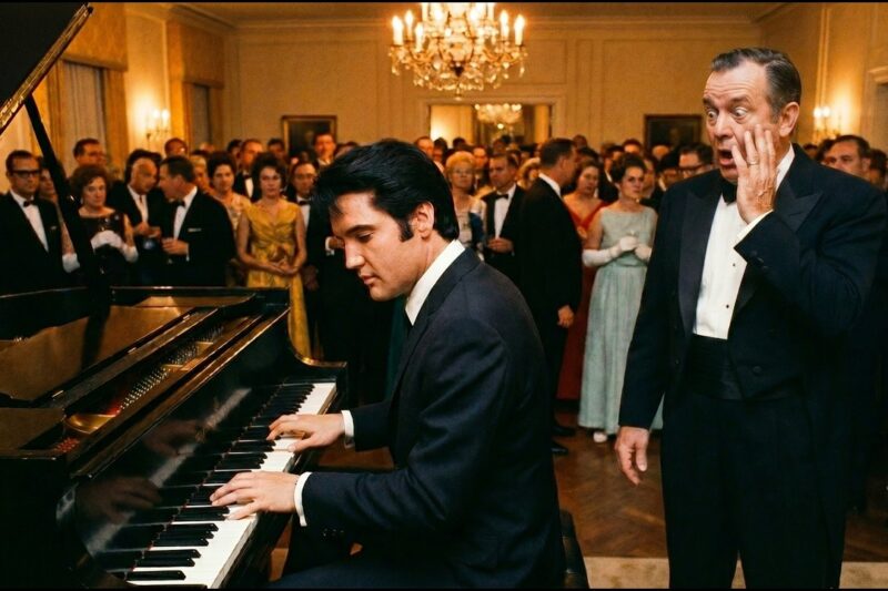 A Pianist Dared Elvis to Play His Concert Grand as a JOKE in 1970 — What Elvis Did STUNNED the Room