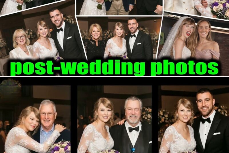 A shocking newspaper leak just exposed Taylor Swift and Travis Kelce’s highly guarded wedding photos! The jaw-dropping details from their secret ceremony will leave you speechless.
