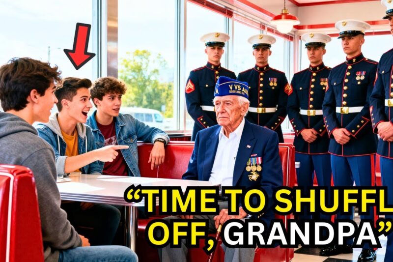 They Ordered the Old Veteran to Leave — Until Six US Marines Stood Up at Once 