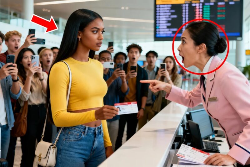 Black Woman Denied an Upgrade at the Gate — Moments Later, She Reveals Her Badge…