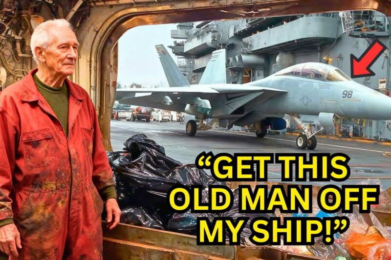 The US Navy Main Carrier Catapult Jammed — Until a Forgotten Veteran Stepped Onto the Deck