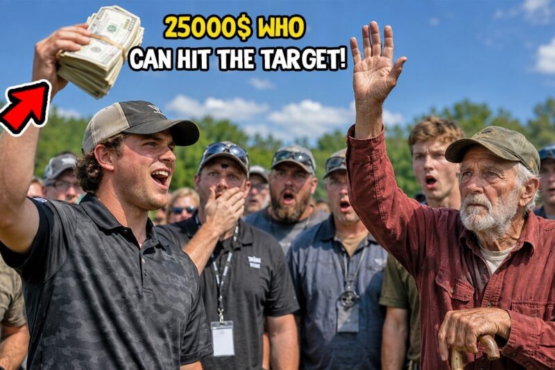 $25,000 to Hit the Swinging Plate at 800 Yards — One Old Marine Did It With Open Sights