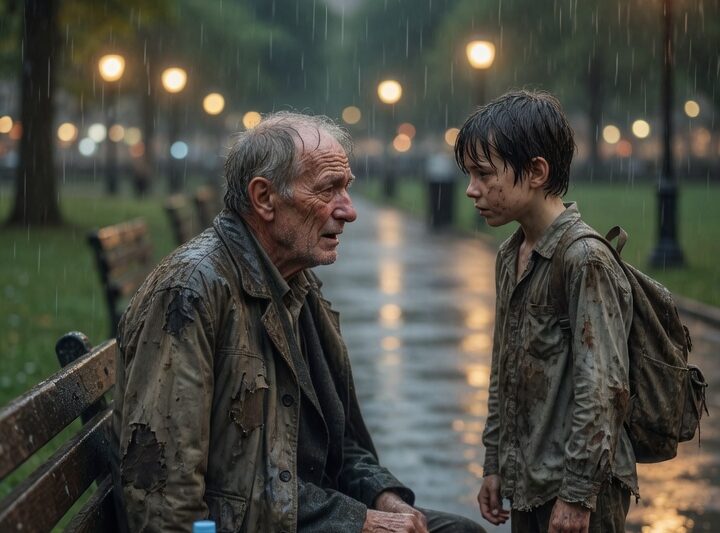 Billionaire Pretended to Sleep to Test a Poor Boy — What the Boy Did Made Him Cry All Night 