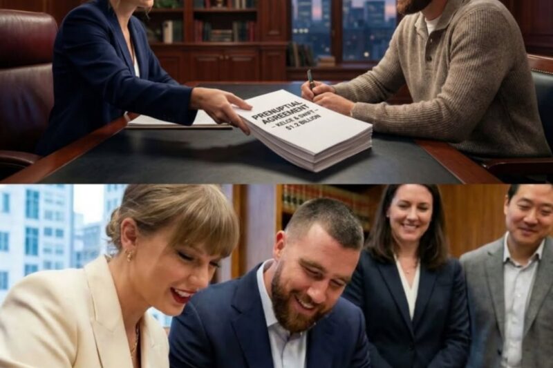 Taylor Swift’s $1.2B Prenup Talk Made Travis Kelce Break Down
