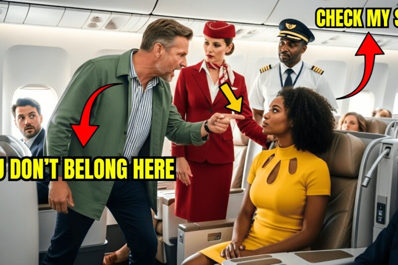 Arrogant Passenger Refuses to Sit Next to Black Woman — Then the Captain Makes a Shocking Announceme