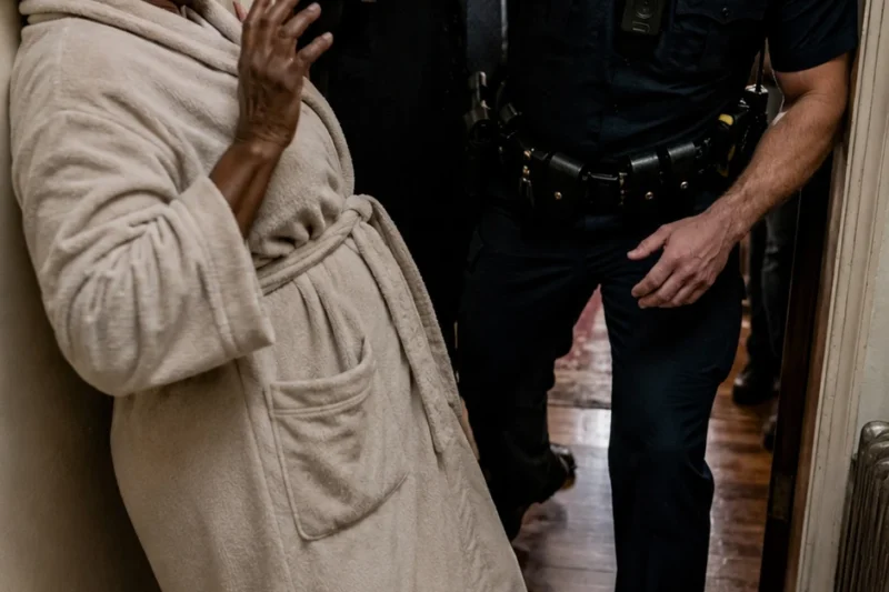 The Moment an NYPD Cop Regretted Arresting a 72-Year-Old Black Woman in Her Own Home