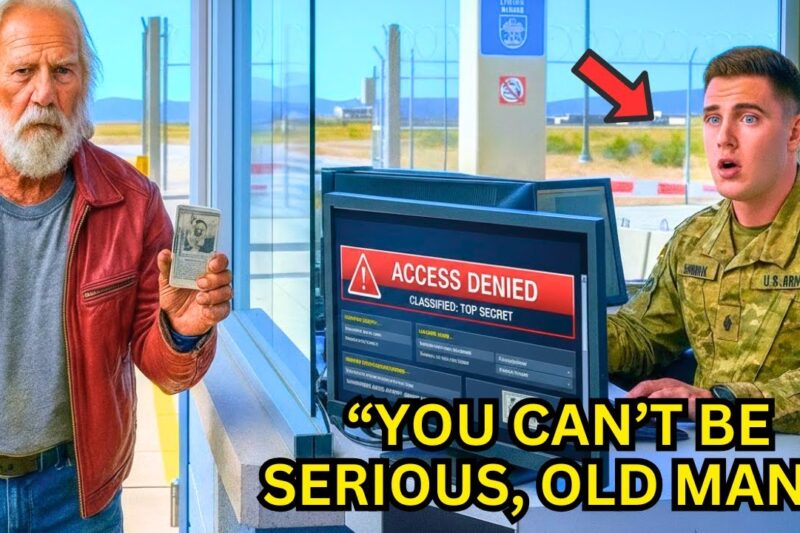 US Base Guards Scanned the Old Veteran’s Fake ID and Laughed — Until TOP SECRET Alerted the General 