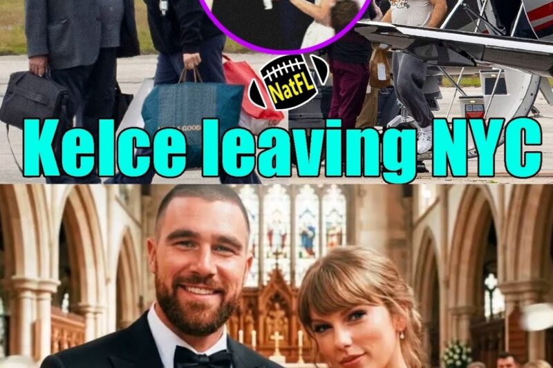 The Kelce family flees New York in total exhaustion after Taylor and Travis’s wedding, while a shocking million-dollar gift with a hidden message leaks online.