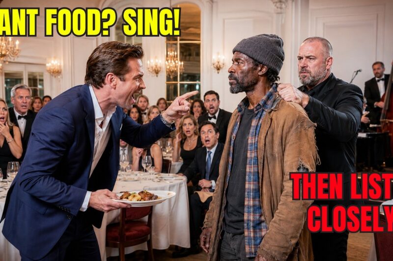 Restaurant Owner Told a Homeless Black Man “Sing for a Meal” to Mock Him—He Silenced the Whole Diner