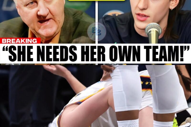 Basketball legend Larry Bird has officially had enough! You won’t believe the explosive ultimatum he just delivered to the WNBA over Caitlin Clark’s safety.