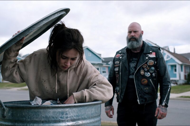 Hungry Woman Finds Food in a Trash Can. What The Hells Angel Did Next Shocked Everyone
