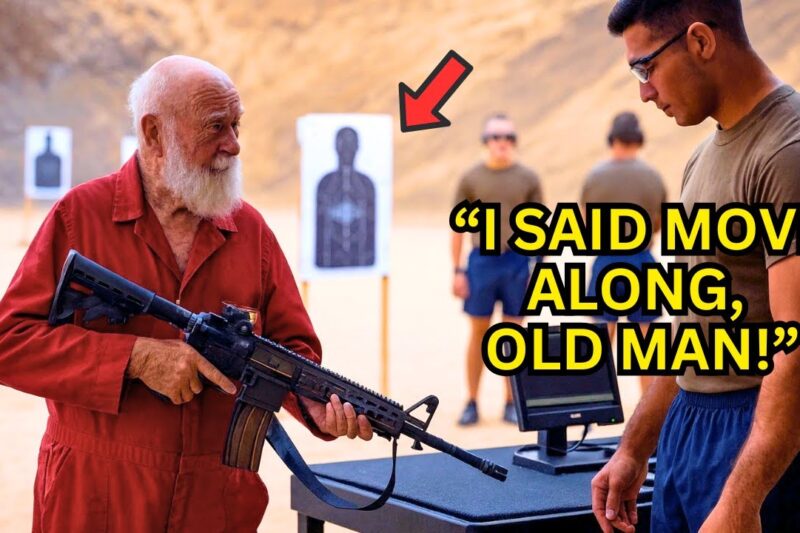 The Old Veteran Was Cleaning the Barracks — Until a SEAL Handed Over His Rifle and Stood Back 