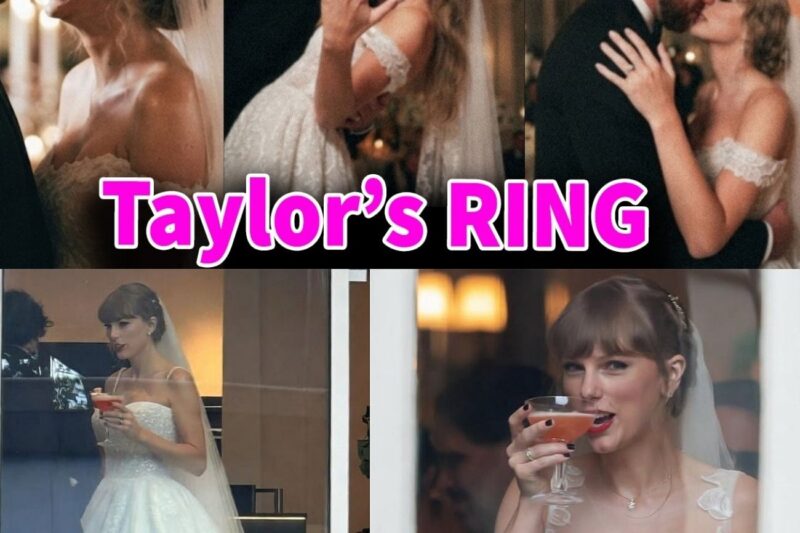 TAYLOR’S RING EXPOSED! Unbelievable secret photos just captured the tearful moment Taylor Swift flashed her massive new wedding ring to Travis Kelce. See the stunning diamond now!