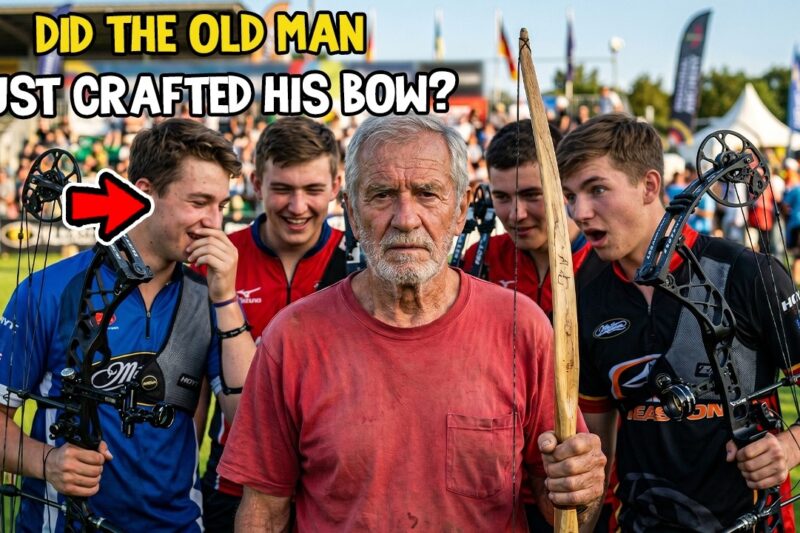 “$10,000 to Whoever Hits Every Target” — The Crowd Laughed at the Old Vet’s Ash Bow 
