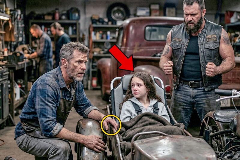 Poor Mechanic Gives Bikers Disabled Daughter a Miracle — Next Day 95 Hells Angels Changed his life