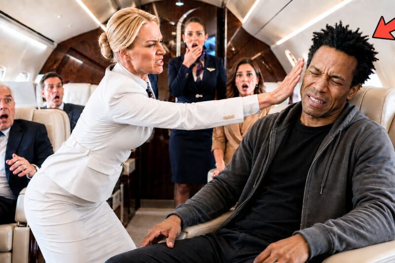 Flight Attendant Publicly Confronts a Black Billionaire During a Routine First-Class Flight, Igniting Immediate Tension in the Cabin as Passengers Witness a Standoff Over Policy, Respect, and Authority That Quickly Spirals Beyond Anyone’s Control, Only for the Situation to Take a Stunning Turn Just Minutes Later When a Single Phone Call Reaches Airline Headquarters, Triggering an Urgent Internal Investigation Mid-Flight That Forces Ground Operations to React in Real Time, Leaving the Entire Crew Frozen as Corporate Decisions Begin to Unfold at 30,000 Feet, And What Started as a Seemingly Simple Service Dispute Suddenly Becomes a High-Stakes Corporate Meltdown That Exposes Hidden Power Structures, Rewrites the Airline’s Chain of Command, and Leaves Every Passenger Questioning Who Was Actually in Control All Along