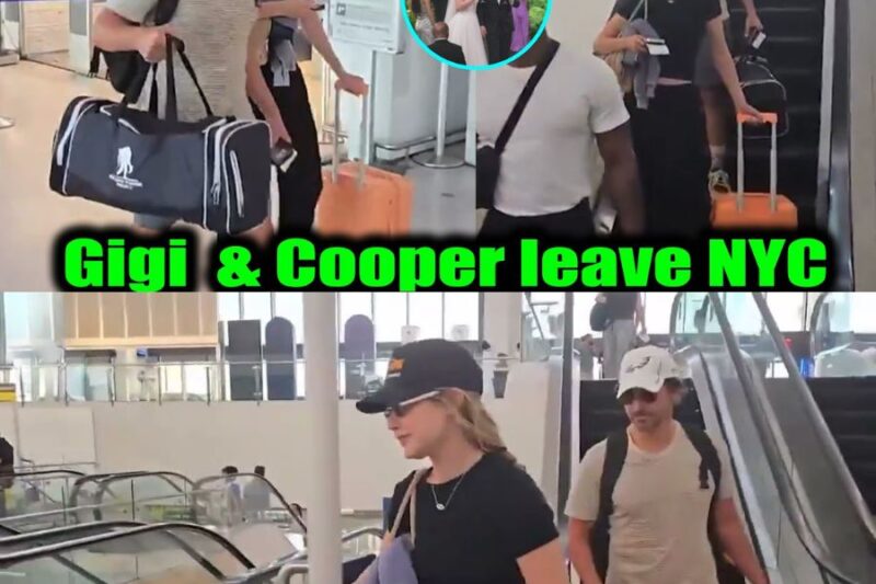 Hollywood Power Couple Gigi Hadid and Bradley Cooper Jet Out of New York City Following Star-Studded Visuals from Taylor Swift and Travis Kelce’s Historic Wedding Celebration