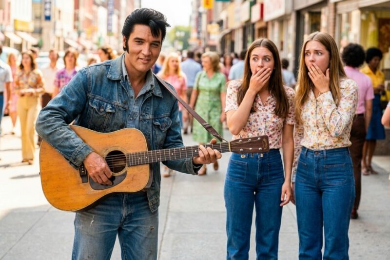 Elvis Pretended to Be a Broke Street Singer in 1972 — Strangers Had NO IDEA Who They Were Hearing