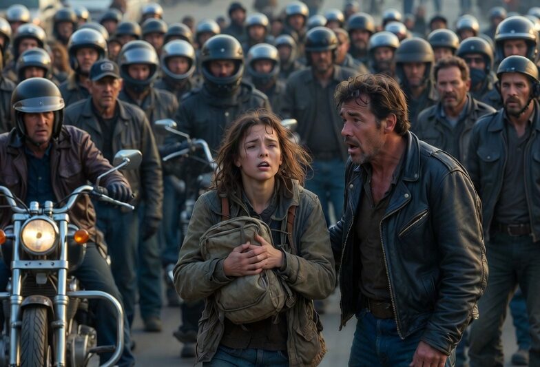 Please Hide Me! She Cried—600 Bikers Mobilized After Seeing What She Carried 