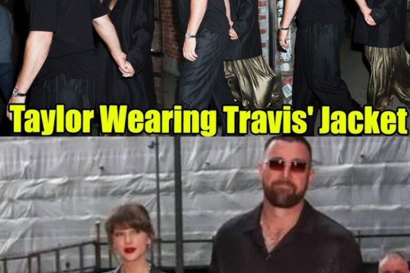 Taylor Swift Steals Hearts in Travis Kelce’s Giant Jacket Leaving Brooklyn Wedding ❤️
