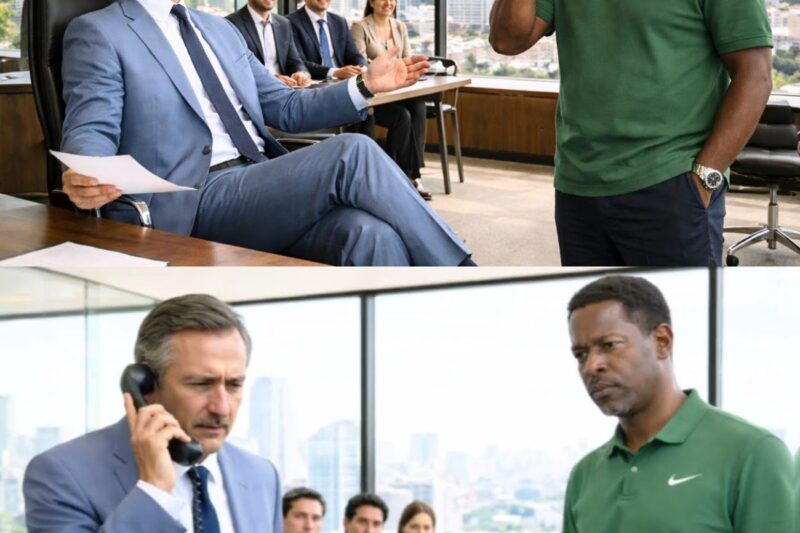 Call whoever you want. — He laughed… until he heard WHO was on the other end of the line. 