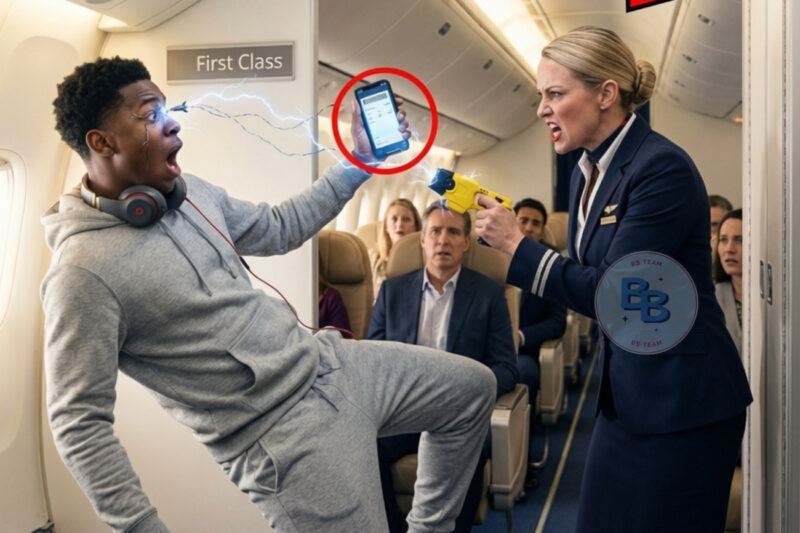 Flight Attendant Blinds White Teen with Taser — Moments Later, His Father Shuts Down the Airline