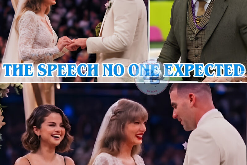SHOCKING! The Speech That Melted the Internet: Jason Kelce’s Deeply Emotional Tribute to Travis and Taylor Swift Leaves Fans in Tears