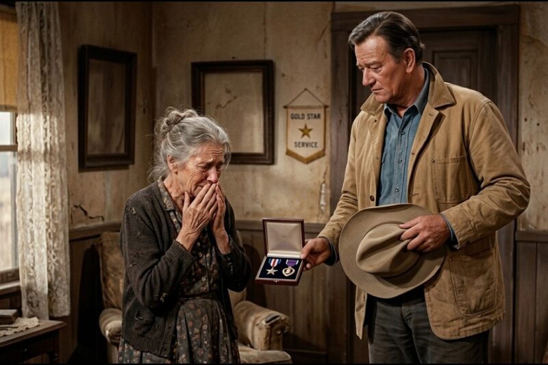 John Wayne Found A Fallen Soldier’s Medals In A Montana Pawn Shop In 1957 — Thn He Found His Mother