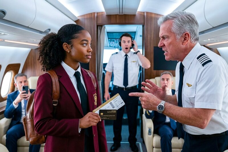 The Pilot Tried to Remove the Black Girl From First Class—Unaware She Owned the Airline