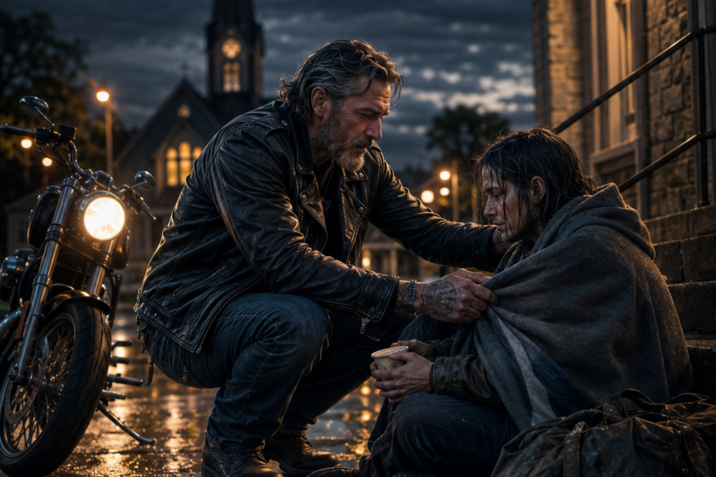 The Biker Who Saved a Soul: A Story of Quiet Heroism