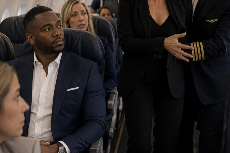 Biased Passenger Refused to Sit Beside Black Man — Then the Pilot Removed Her From the Flight