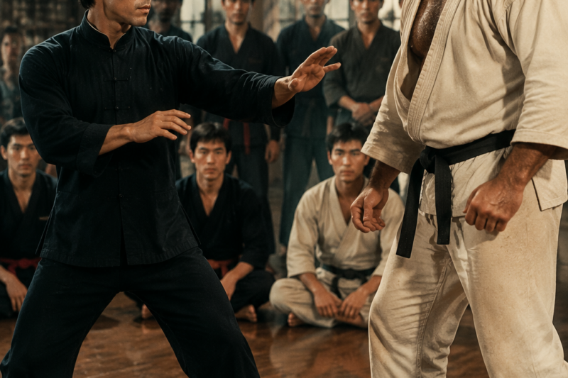 Bruce Lee Was Teaching When Joe Lewis, A Karate Master, Believed He Was Faster And Then