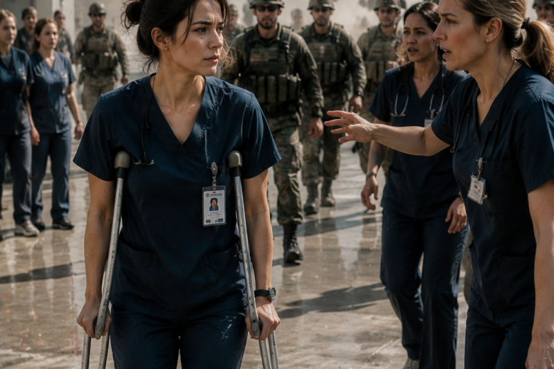 They Told The Limping Nurse To Stay Back—Until 4 Marine Helicopters Landed Demanding “Angel Six” 
