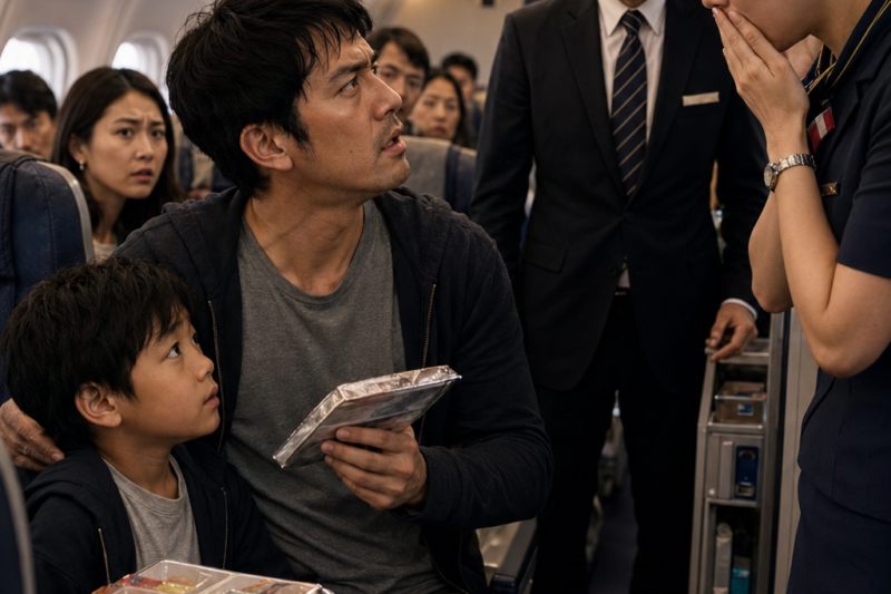 Single Father Was Served Expired Food — Flight Attendant Fired on the Spot