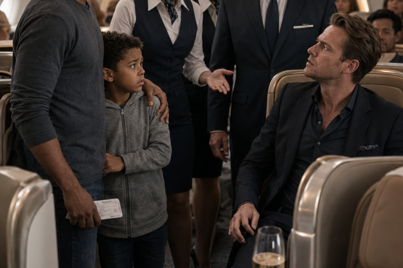 Single Father Forced Out of VIP Seat for Wealthy Passenger — 5 Minutes Later, the Entire Crew Is Fired