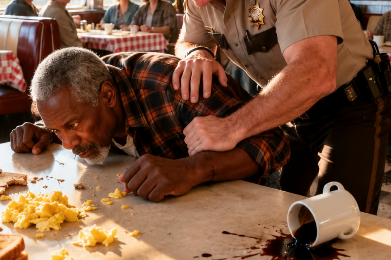 Arrogant Sheriff Cuffed a Black Man Eating Breakfast — He Was the FBI Director Visiting Town 