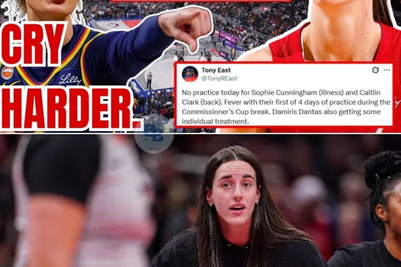 Caitlin Clark Sidelined with Sudden Back Injury as Internal Team Drama and Explosive Media Wars Threaten to Throw the Entire WNBA Season into Complete Chaos