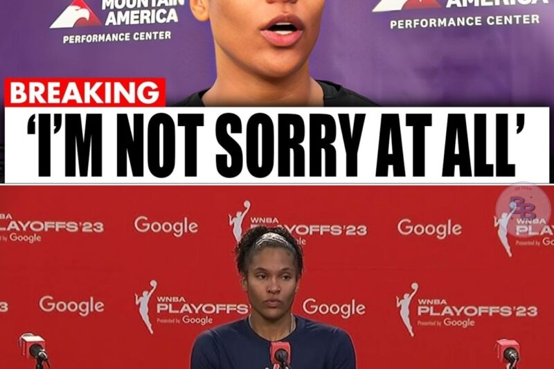 The WNBA Boiling Point: Alyssa Thomas Rejects Accountability, Claims Victimhood in Press Conference Blasting League Silence Over Caitlin Clark Altercation