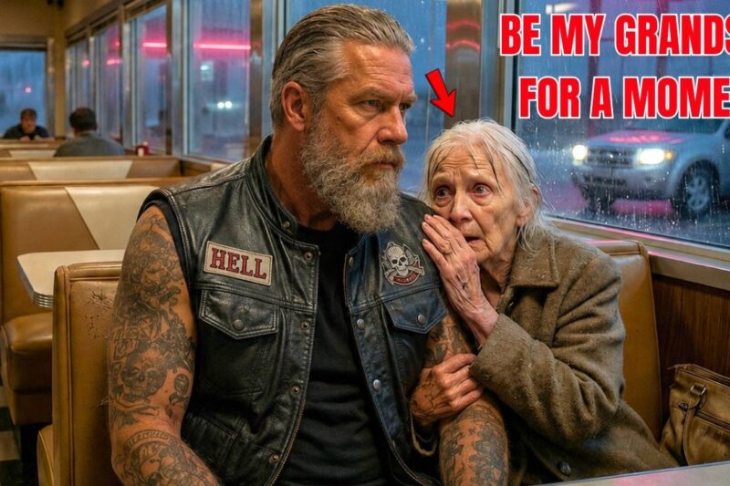 “Be My Grandson for a Moment,” She Whispered — Then the Hells Angel Did the Unexpected