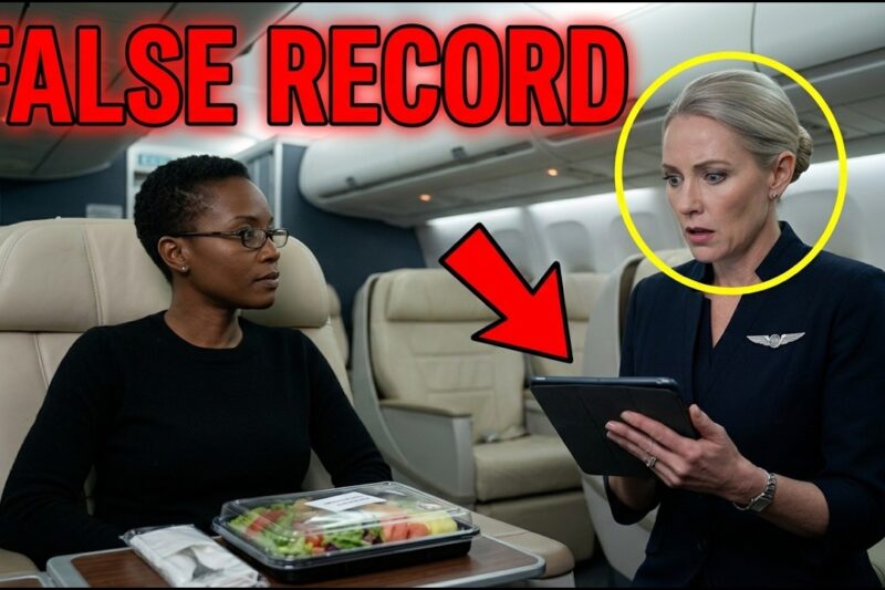 She Never Touched the Meal, So Why Did the Airline Record Say She Accepted It